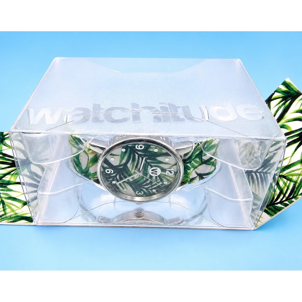 Watchitude Snap Palm‎ Tree Limited Edition Slap Watch #612 New in Box -3411
